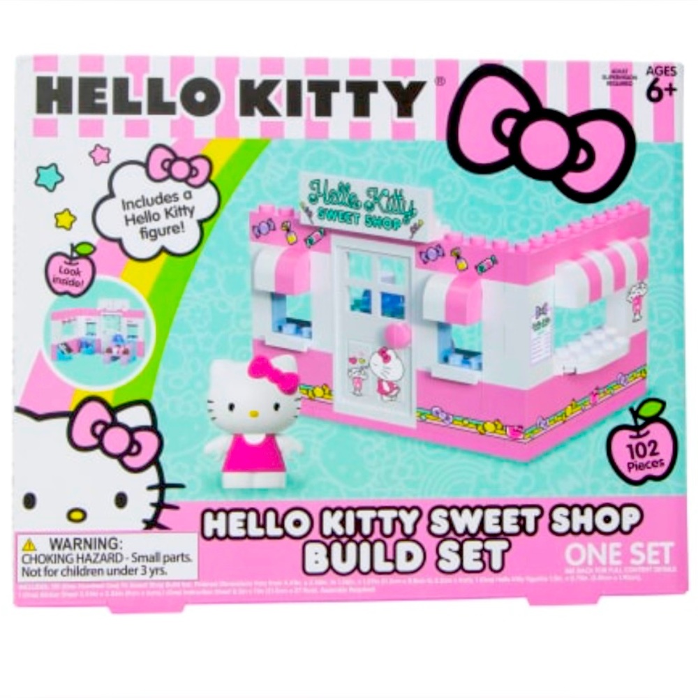 Hello Kitty Sweet Shop Lego Set 102 Pieces